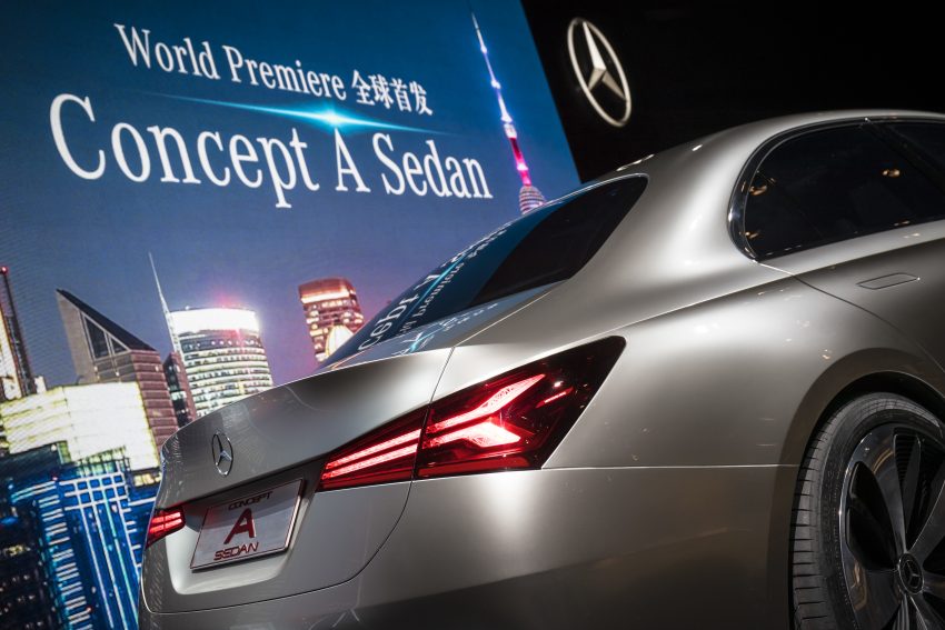 Mercedes-Benz A-Class Sedan 概念车，上海正式发布。 26148