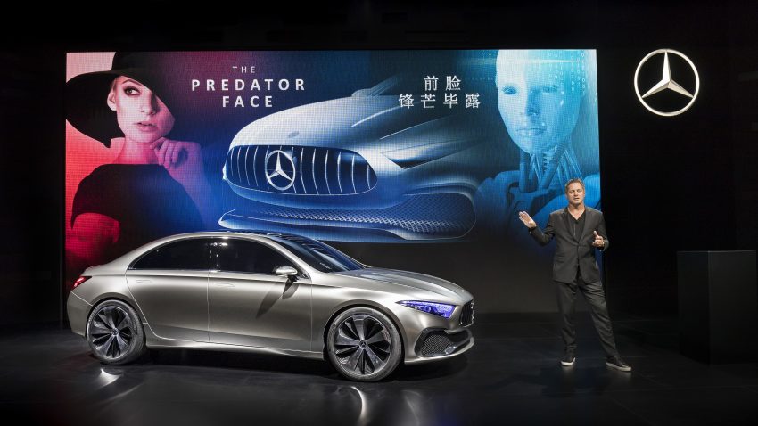 Mercedes-Benz A-Class Sedan 概念车，上海正式发布。 26151