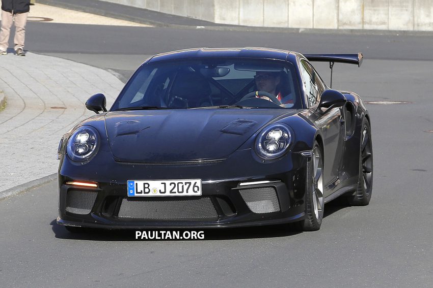 Porsche 911 GT3 RS 小改款测试谍照曝光，几乎无伪装！ 23956