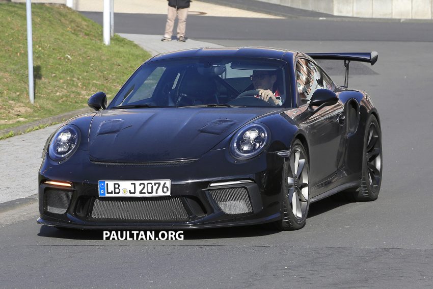 Porsche 911 GT3 RS 小改款测试谍照曝光，几乎无伪装！ 23957