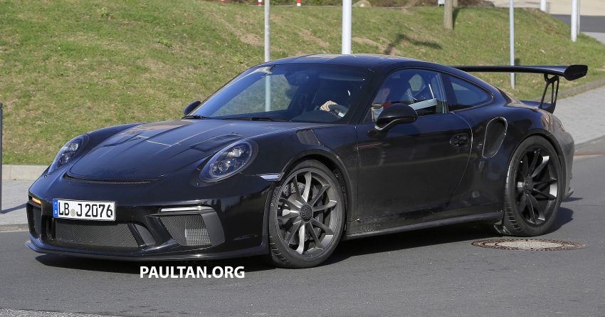 Porsche 911 GT3 RS 小改款测试谍照曝光，几乎无伪装！ 23959
