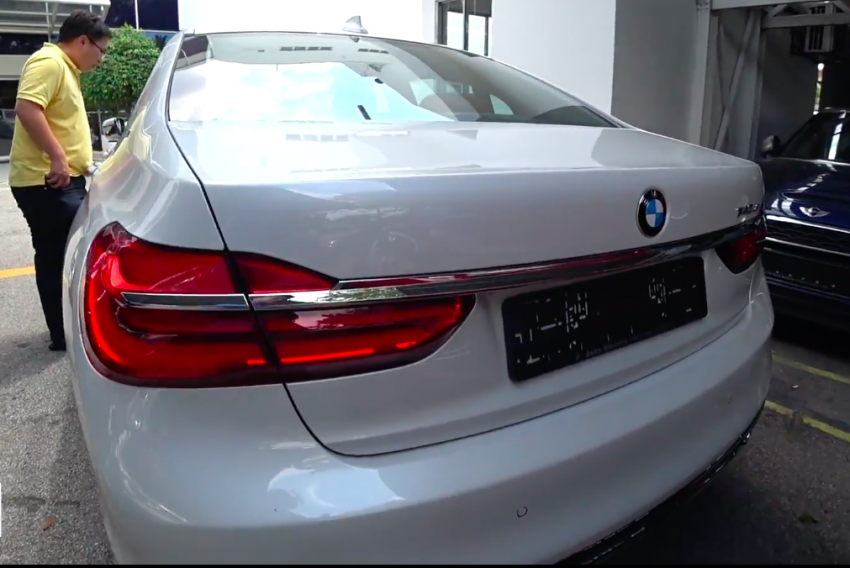 BMW 740Le，上市前实车影片曝光，配备一览无遗。 25962