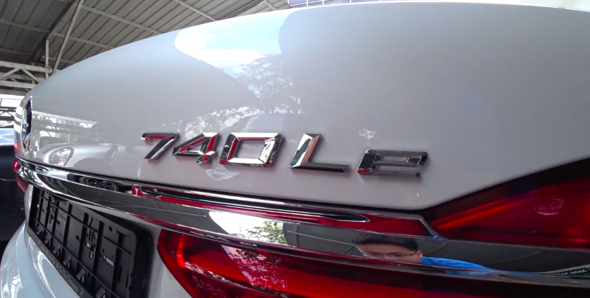 BMW 740Le，上市前实车影片曝光，配备一览无遗。 25963