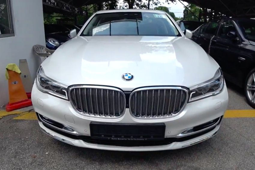 BMW 740Le，上市前实车影片曝光，配备一览无遗。 25966
