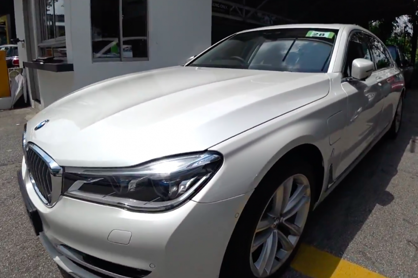 BMW 740Le，上市前实车影片曝光，配备一览无遗。 25967