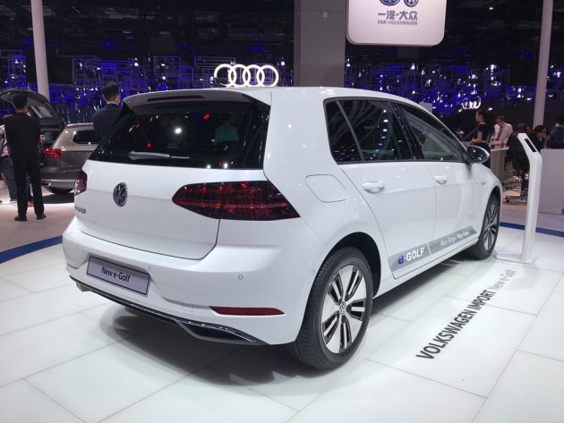 上海车展：新电动版 Volkswagen e-Golf 首发亮相！