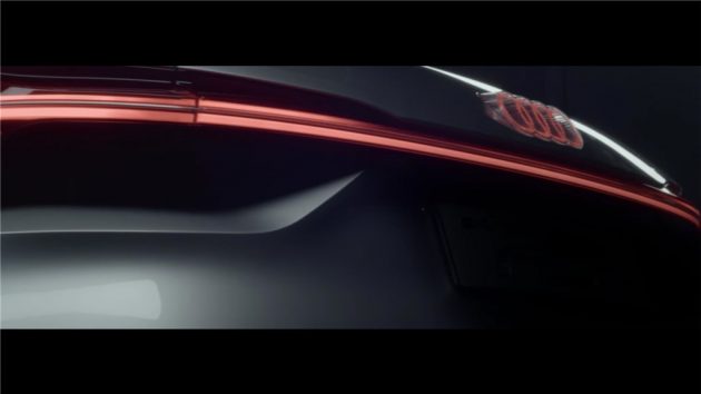 炫酷灯组，Audi发布新概念车型视频预告上海车展亮相！