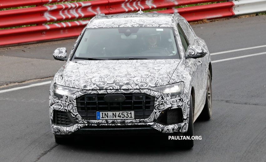 全新 Audi Q8 纽柏林测试谍照曝光，无窗框双荧幕设计！ 31320