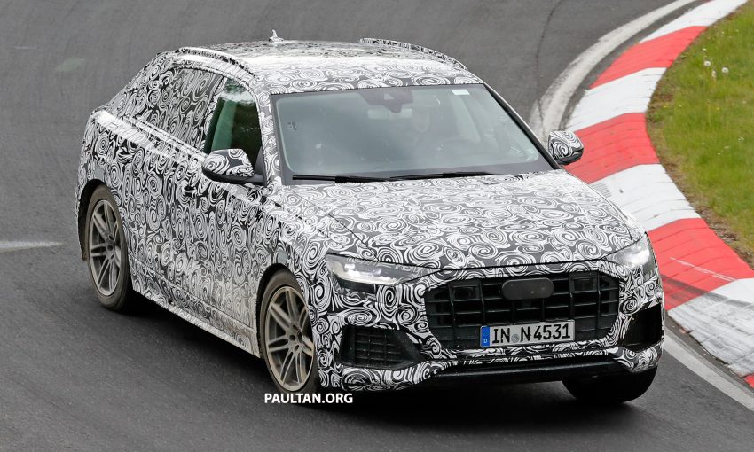 全新 Audi Q8 纽柏林测试谍照曝光，无窗框双荧幕设计！ 31321