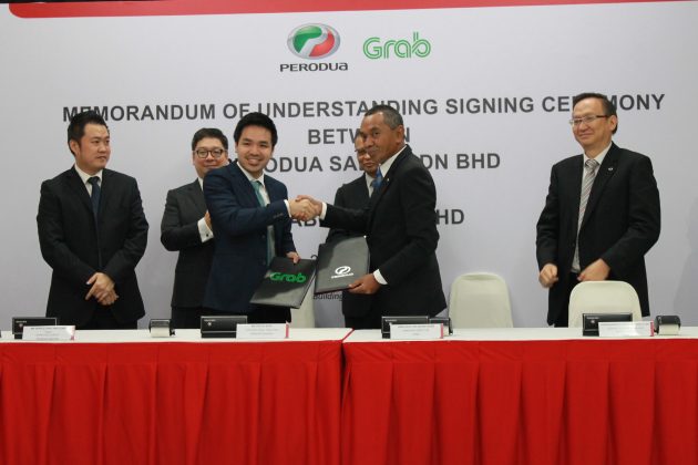 Perodua 与 Grab 携手合作，提供特别优惠予电召车主。
