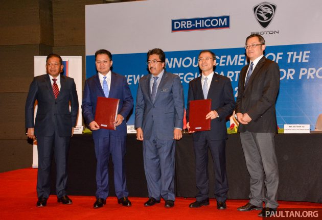 DRB-Hicom 宣布出售 Proton 49.9% 股权给中国吉利控股集团，同时吉利将会完全接收 Lotus 跑车品牌所有业务。