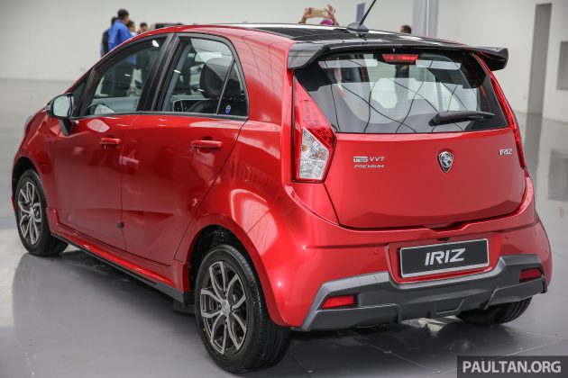 改良版 Proton Iriz 正式面市，新车价格从RM43,800起。