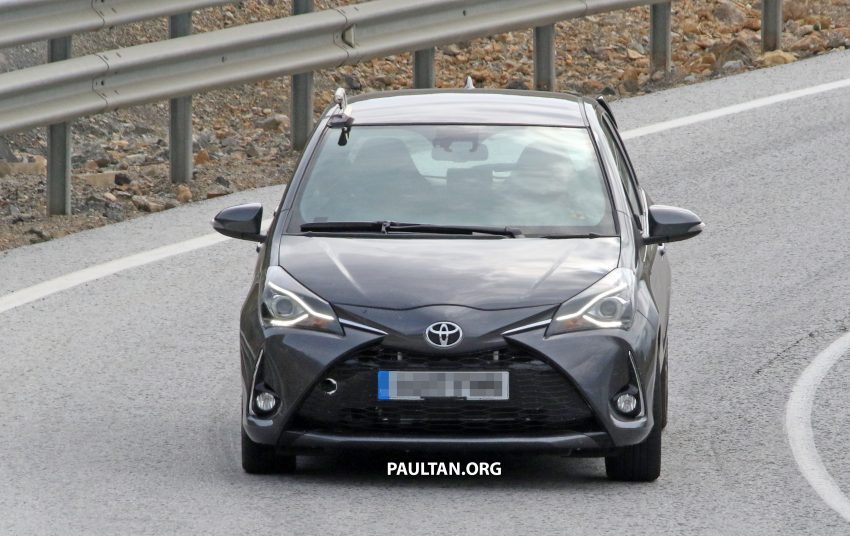 谍照：Toyota Yaris GRMN 五门版无伪装实车上路试跑。 29774