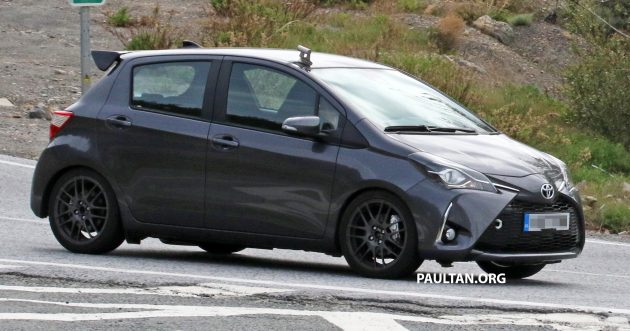 谍照：Toyota Yaris GRMN 五门版无伪装实车上路试跑。