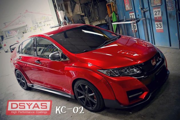 台湾店家之作，Honda City 客制化大改装，战斗力破表。