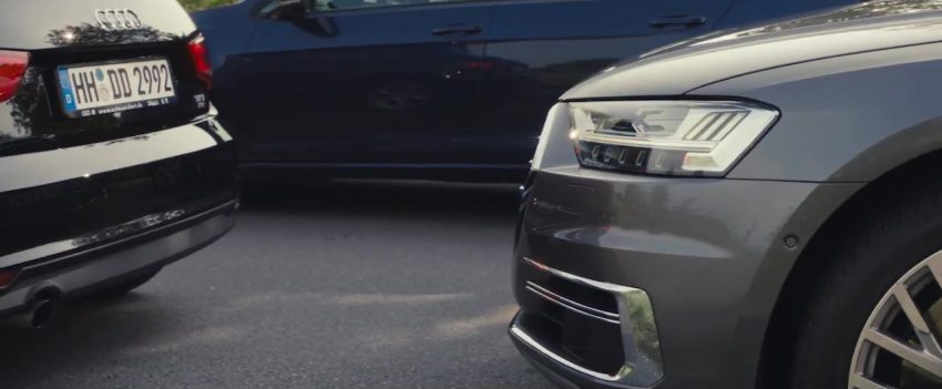 原厂再释新宣传视频, 蜘蛛侠开全新 Audi A8 考驾驶执照 ! 33368