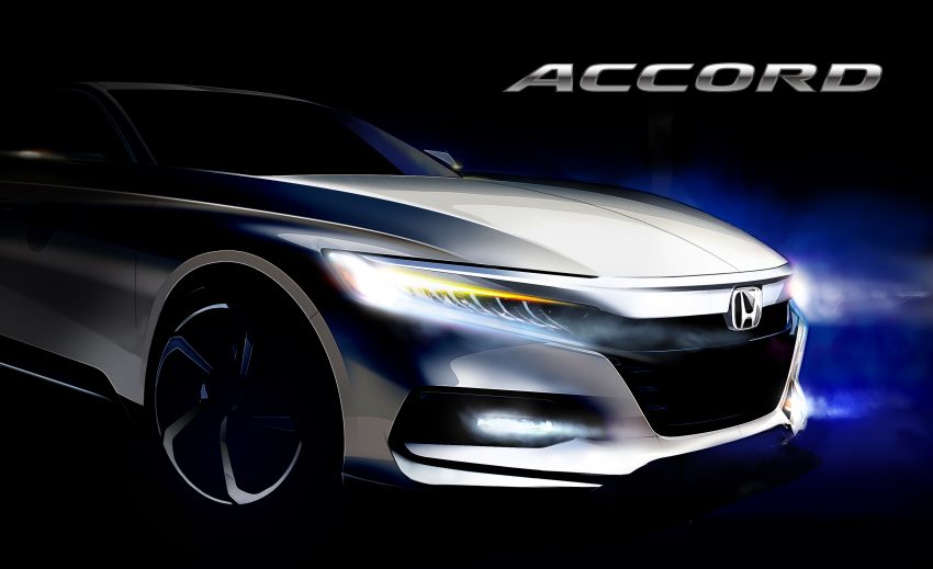 原厂发布全新 Honda Accord 官方草图，7月14日面世！ 33360