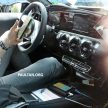 谍照：2018 Mercedes-Benz A-Class 内装中控台曝光。