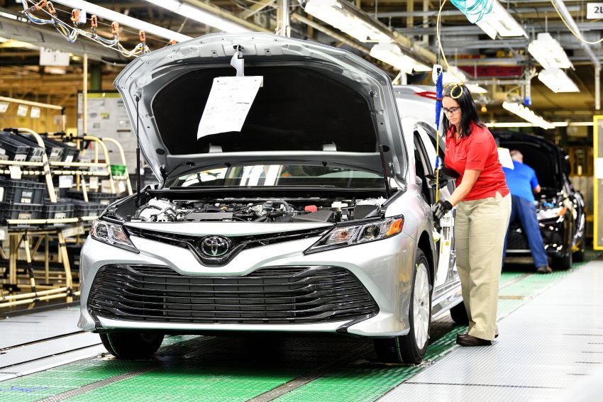 迈入新时代，全新 Toyota Camry 正式从北美工厂下线。 34169