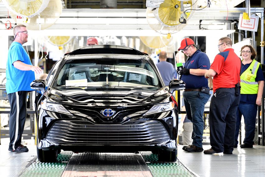 迈入新时代，全新 Toyota Camry 正式从北美工厂下线。 34168