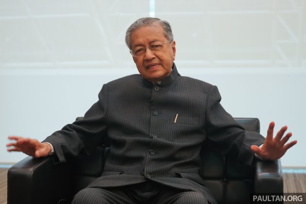首相马哈迪：马新高铁计划对我国无利，政府决定终止