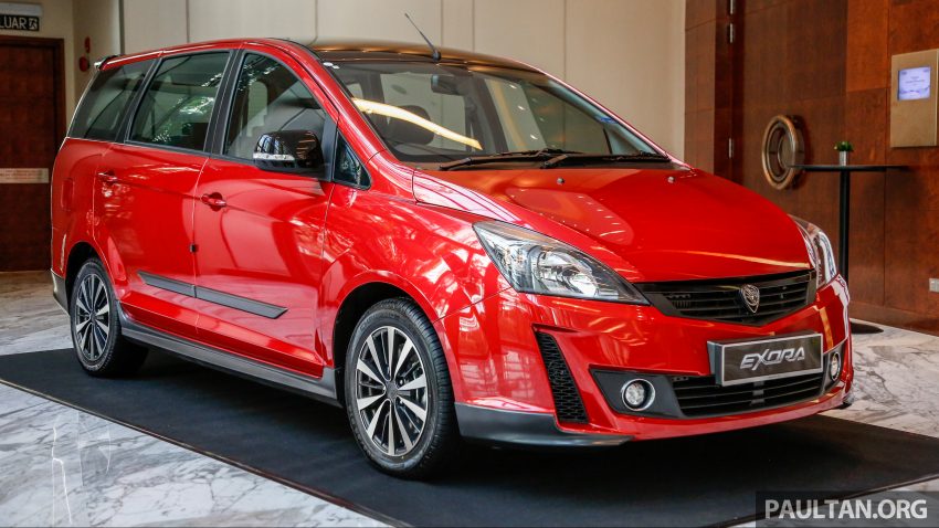 2017 Proton Exora 小改款亮相 Proton-Geely 签约现场。 33816