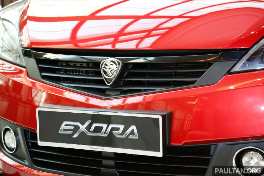 2017 Proton Exora 小改款亮相 Proton-Geely 签约现场。 33827