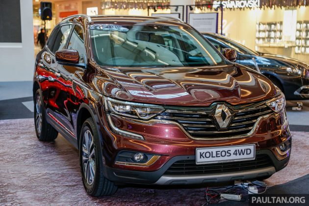 图集：Renault Koleos 4WD 四驱版正式在大马市场贩售。