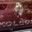 图集：Renault Koleos 4WD 四驱版正式在大马市场贩售。