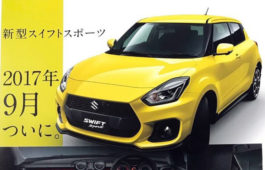 全新 Suzuki Swift Sport 宣传册曝光, 六速手排, 六种选色 ! 37660