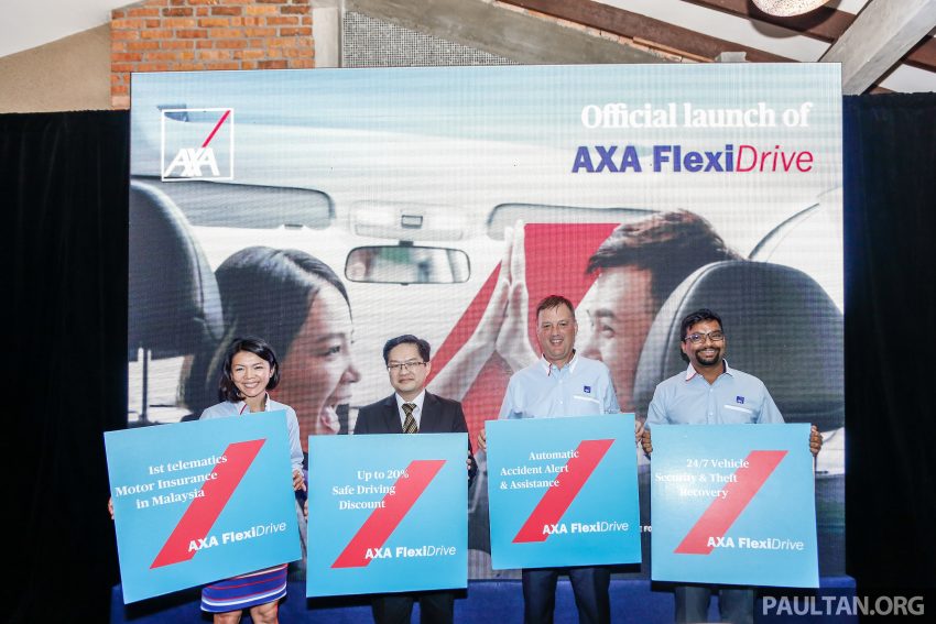 AXA Flexi Drive 车险配套，奖励驾驶态度良好的车主。 34689