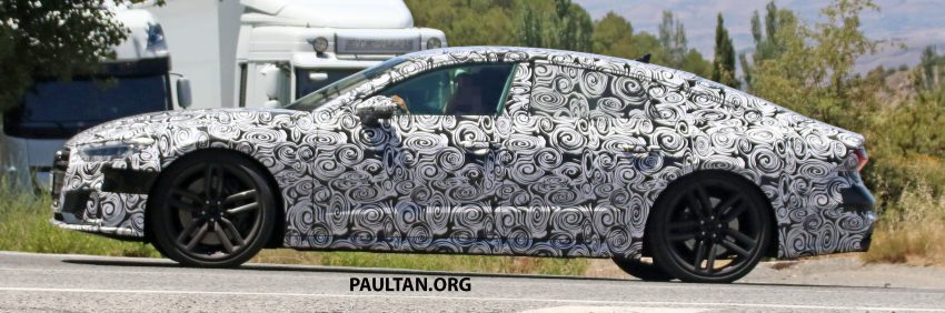 谍照：全新 Audi S7 伪装路测照曝光，预计2018年面市。 35406
