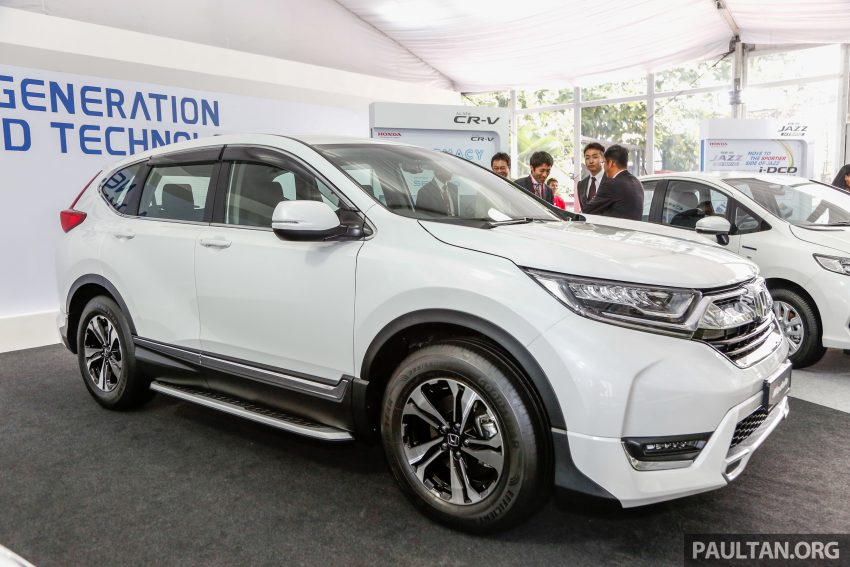 五代 Honda CR-V 本地正式发布，分成4个等级、自然进气与涡轮引擎，统一五人座，售价介于RM142K至RM168K。 35019
