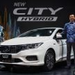 Honda City Hybrid 新车预览，规格与汽油版 1.5E 相似。