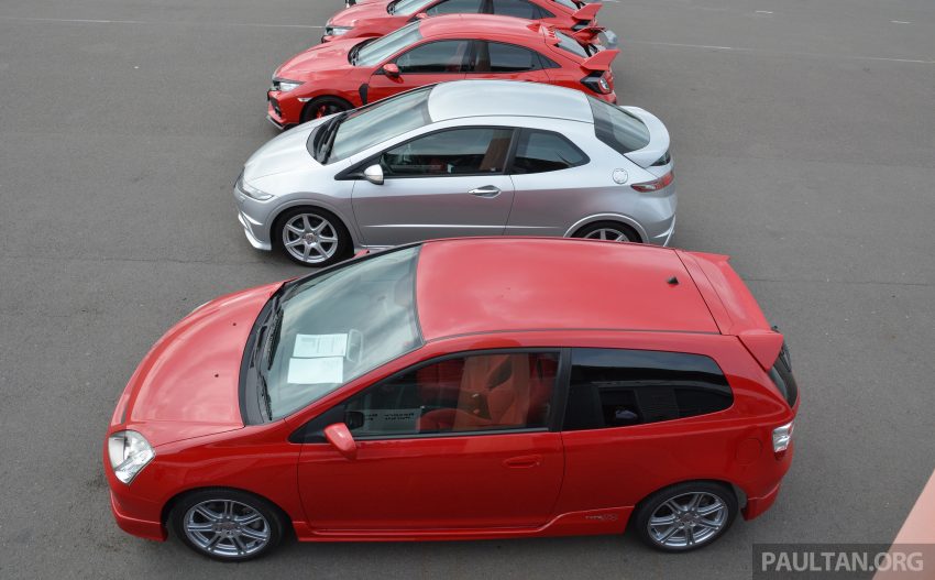 汽车图集：Honda Civic Type R 第一代到四代车型回顾。 34386