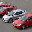 汽车图集：Honda Civic Type R 第一代到四代车型回顾。