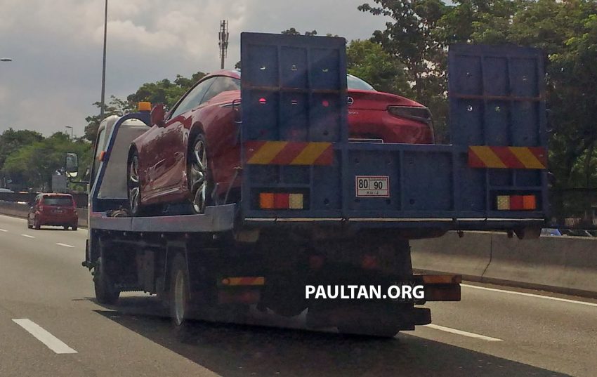Lexus LC 500 现身拖车罗里上，发布日期近在眉睫？ 34527