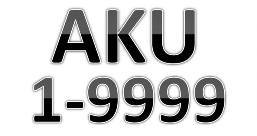 AKU 车牌公开竞标，AKU 8055 料成霹州最值钱号码。 34333