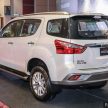 七座SUV, 小改款 Isuzu MU-X 正式发布, 售价RM172K起。