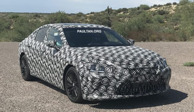 全新 Lexus ES 谍照曝光，或取代 GS 成中大型豪华房车。