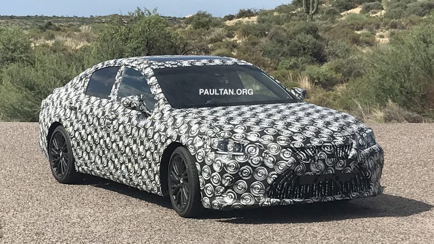 全新 Lexus ES 谍照曝光，或取代 GS 成中大型豪华房车。 38091