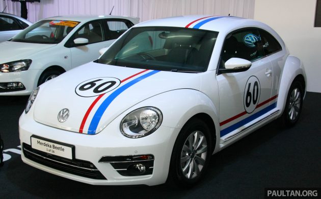 配合国庆推出, Volkswagen Beetle 60th Merdeka Edition!
