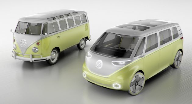 经典回归，Volkswagen I.D. Buzz 概念电动小巴确认量产 !