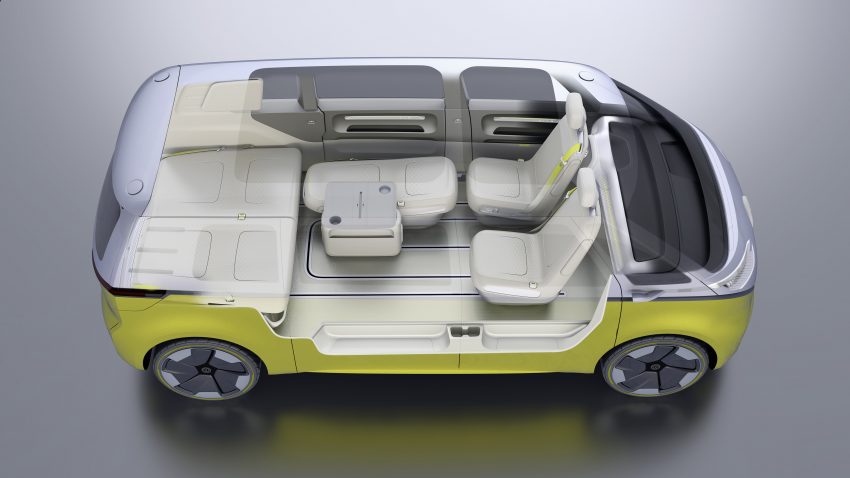 经典回归，Volkswagen I.D. Buzz 概念电动小巴确认量产 ! 39863