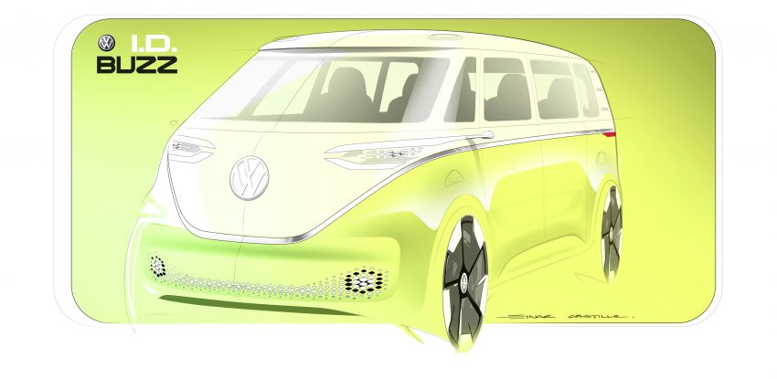 经典回归，Volkswagen I.D. Buzz 概念电动小巴确认量产 ! 39871
