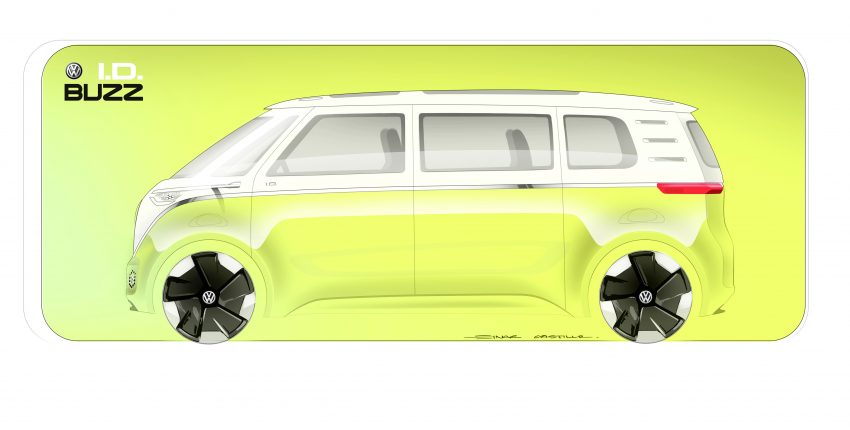 经典回归，Volkswagen I.D. Buzz 概念电动小巴确认量产 ! 39872