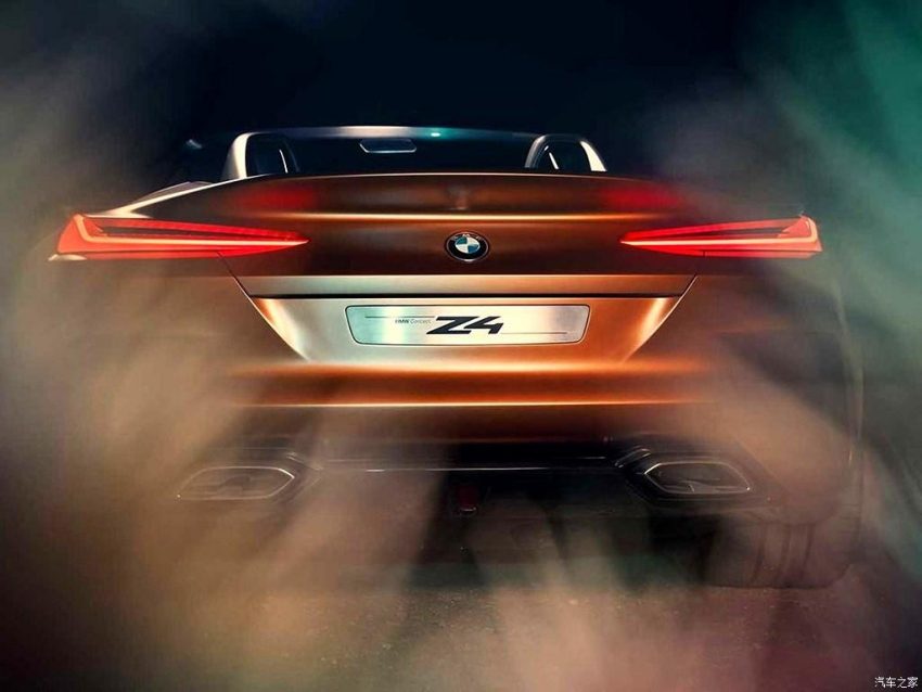 BMW Z4 概念轿跑官图临发布前提早泄露！帅到没朋友！ 39593