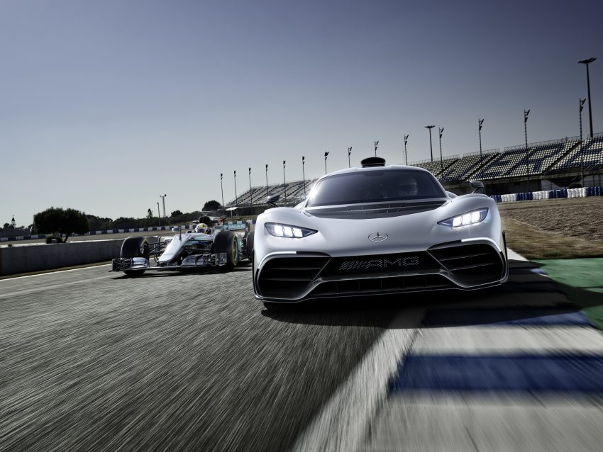 能在路上开的 F1, Mercedes-AMG Project One 顶级超跑诞生! 马力破千匹, 0-200 km/h只需6秒, 极速超过350 km/h! 41393