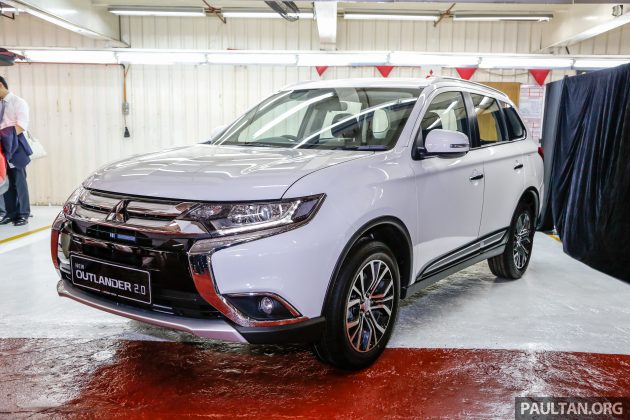 Mitsubishi Outlander 本地组装 2.0 4WD，售价RM140k。