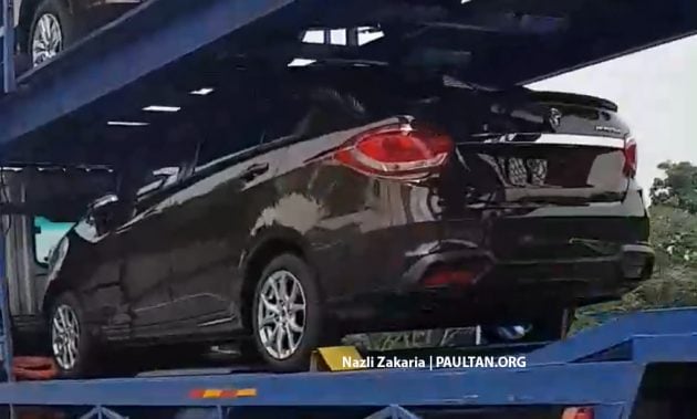 Proton Persona 小改换上 Iriz 轮圈? 新车照被网民曝光。